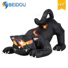 Aufblasbare Halloween Skeleton Halloween Aufblasbare Dekorationen Schwarze Katze